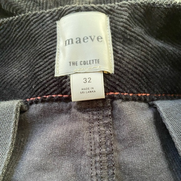 Anthropologie The Colette Corduroy Full-Length Wide-Leg Pants by Maeve 32 NEW - Picture 9 of 9